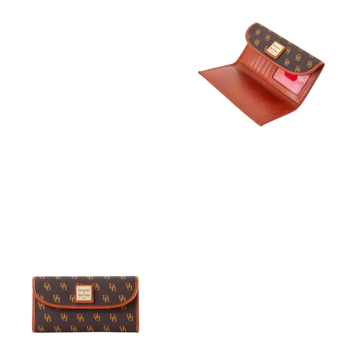 Dooney & Bourke Gretta Continental Clutch - Brown