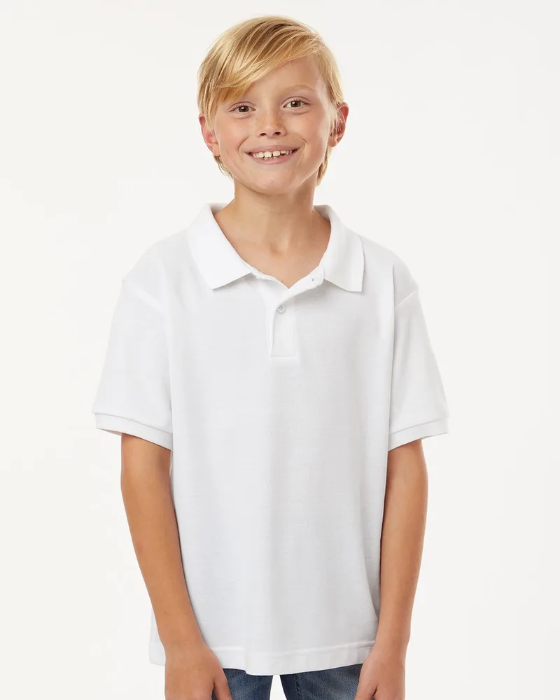 AllPro™ Youth Pique Polo Shirt view 2