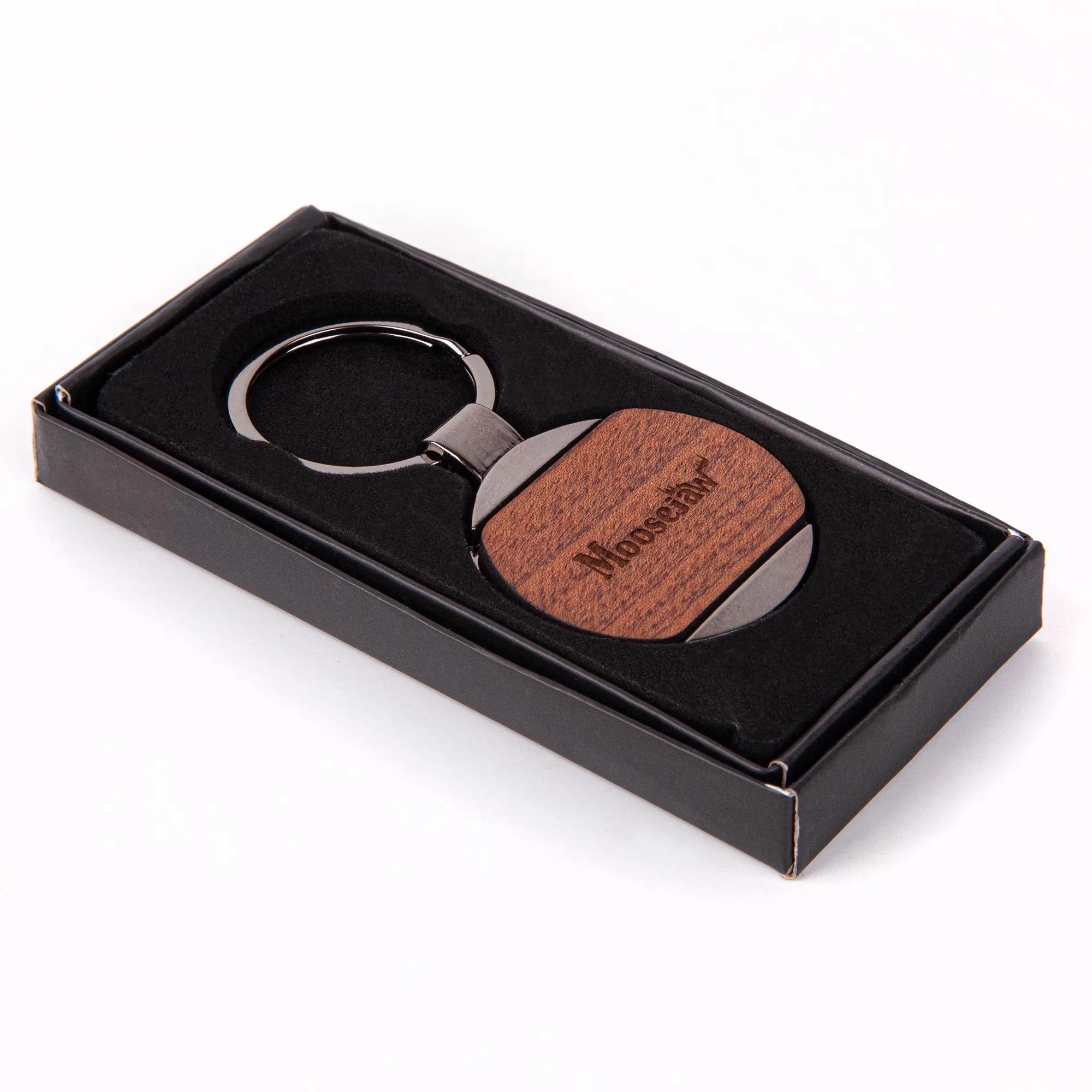 Gray/Wood Brown Logo in Box