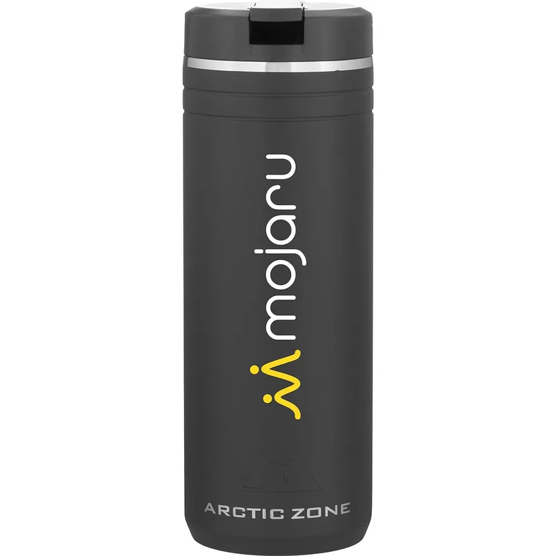 24 oz Arctic Zone Titan Thermal Hp Travel Tumbler (Black)