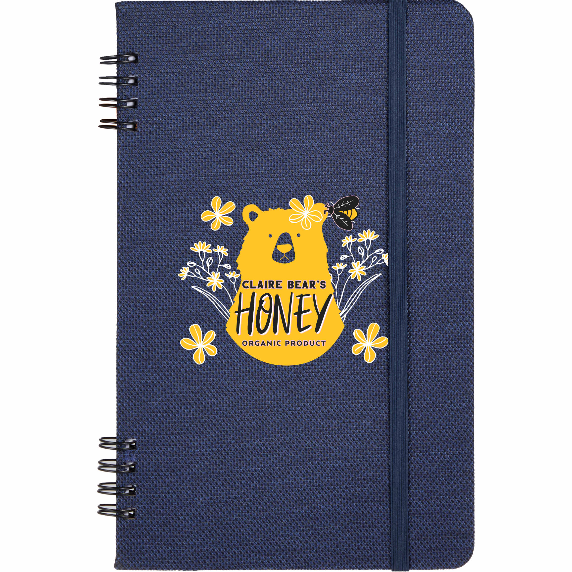 5'' x 7'' Vila Recycled Spiral Notebook