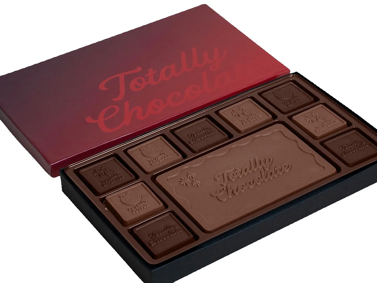 19-Piece Chocolate Ensemble Gift Set with Classic Custom Packaging