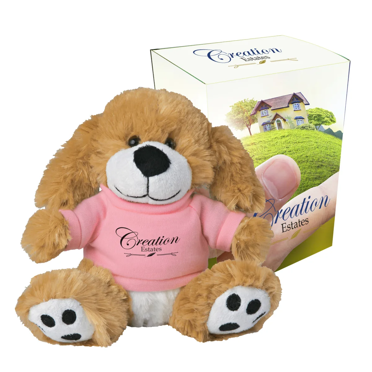 6" Big Paw Dog With Custom Box view 2