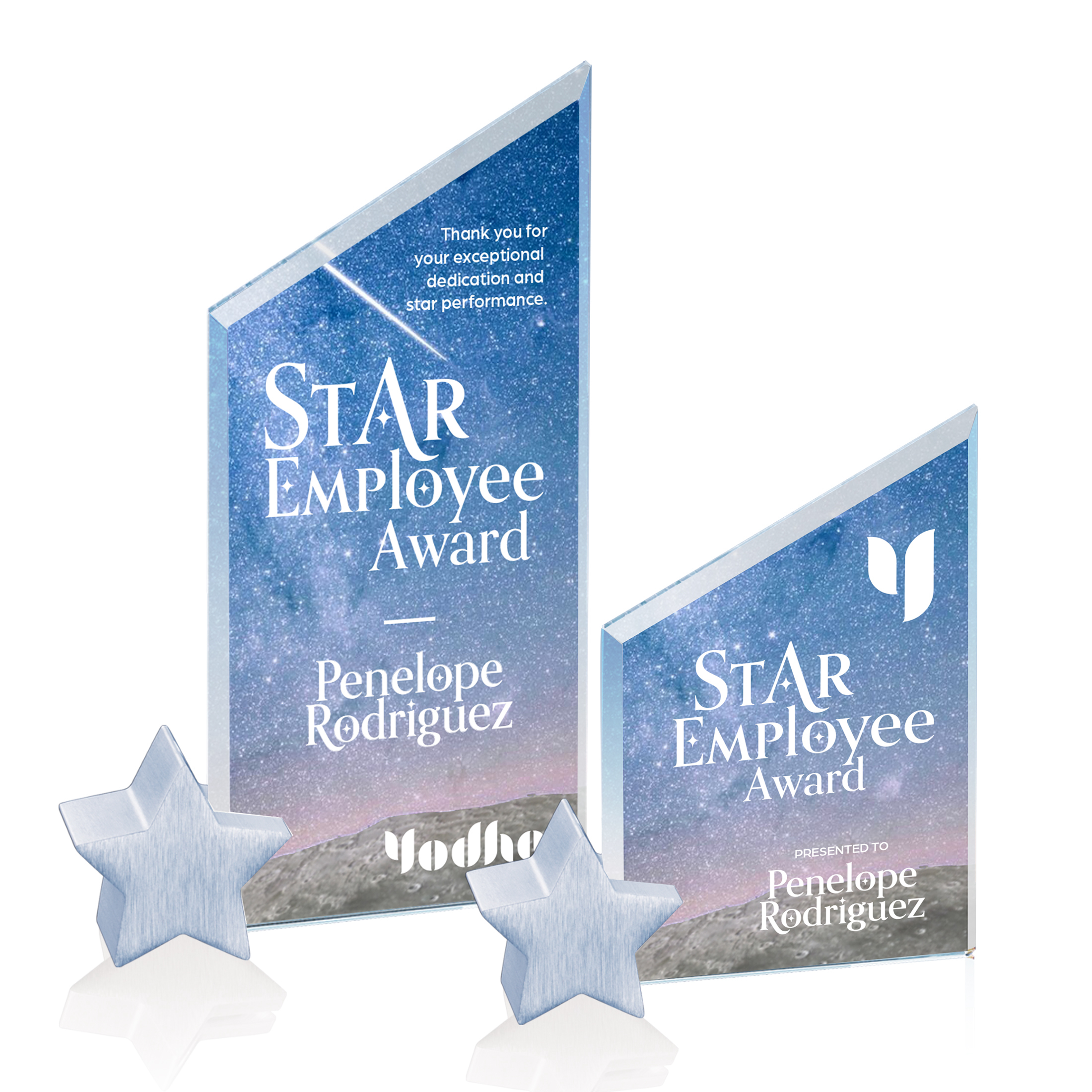VividPrint™, Starfire Crystal, Silver, Star