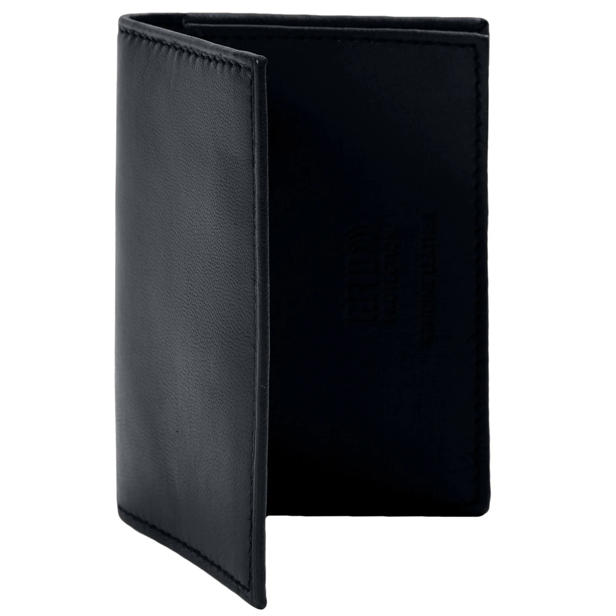 Champs Luggage Boxed Card Holder Wallet Size 4"X5"X1.5" - Navy Blue