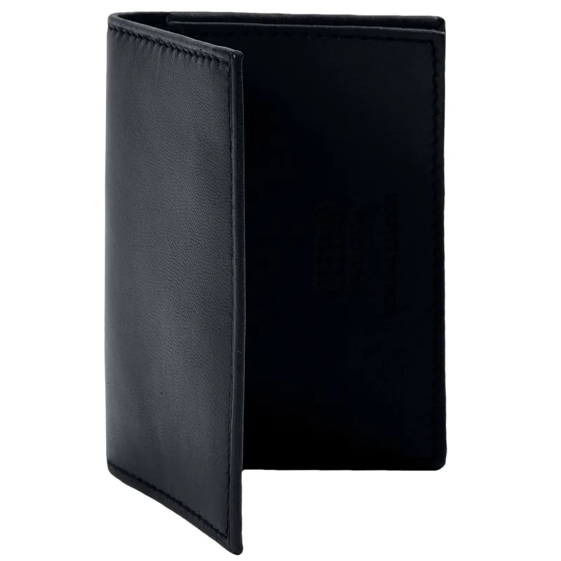 Champs Luggage Boxed Card Holder Wallet Size 4"X5"X1.5" - Navy Blue