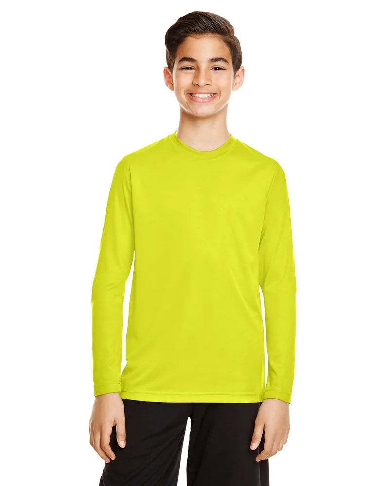 Team 365 Youth Zone Performance Long-Sleeve T-Shirt view 2