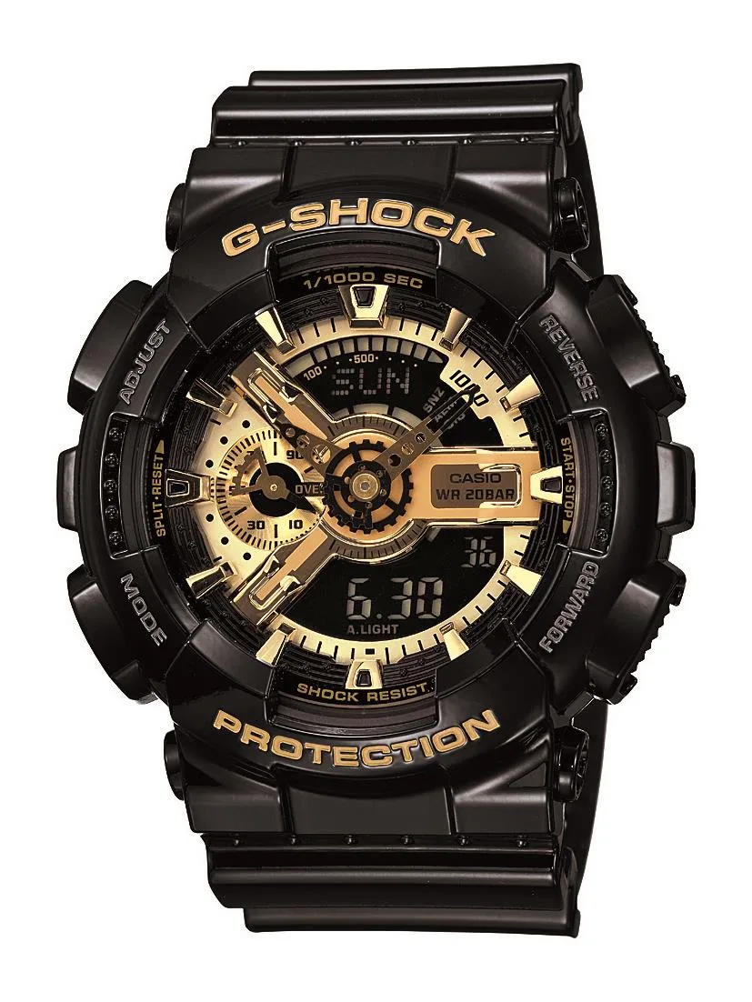 G-Shock Big Case Ana-Digi Watch Black/Gold