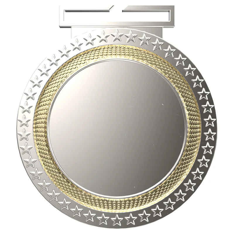 Dual Plated Blank Medallions 3"