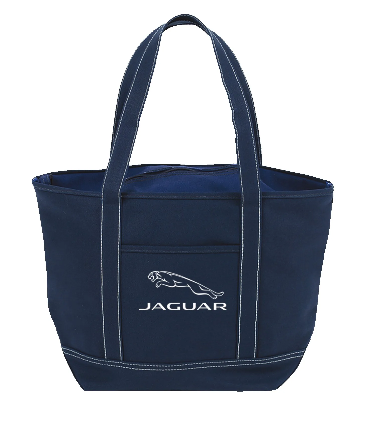 Sailway Solid Zippered Tote Bag