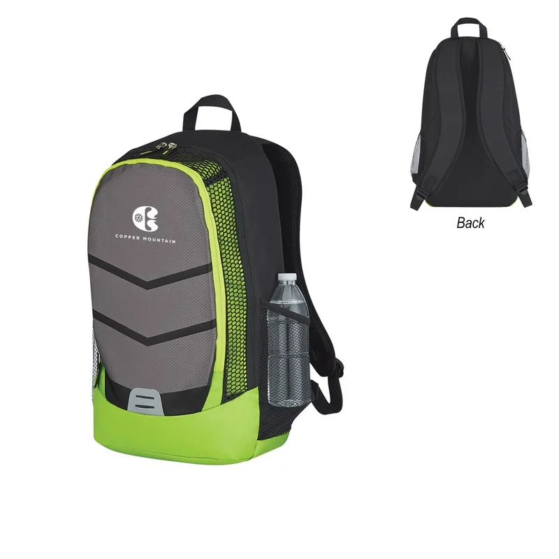 Diamond Lattice Accent Laptop Backpack view 2