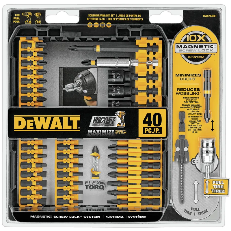 DeWalt 40Pc Impact Ready Screwdriving Bit Set