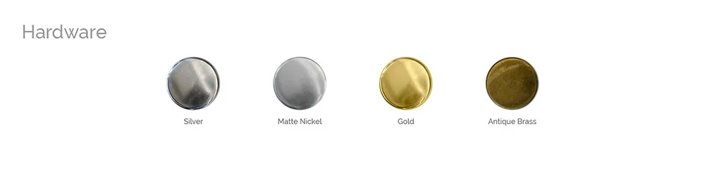 Hardware Color Chart