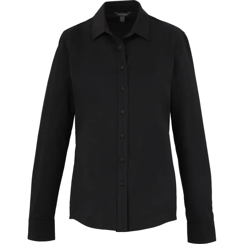 Women's TATRA Eco Knit Long Sleeve Button Up Shirt