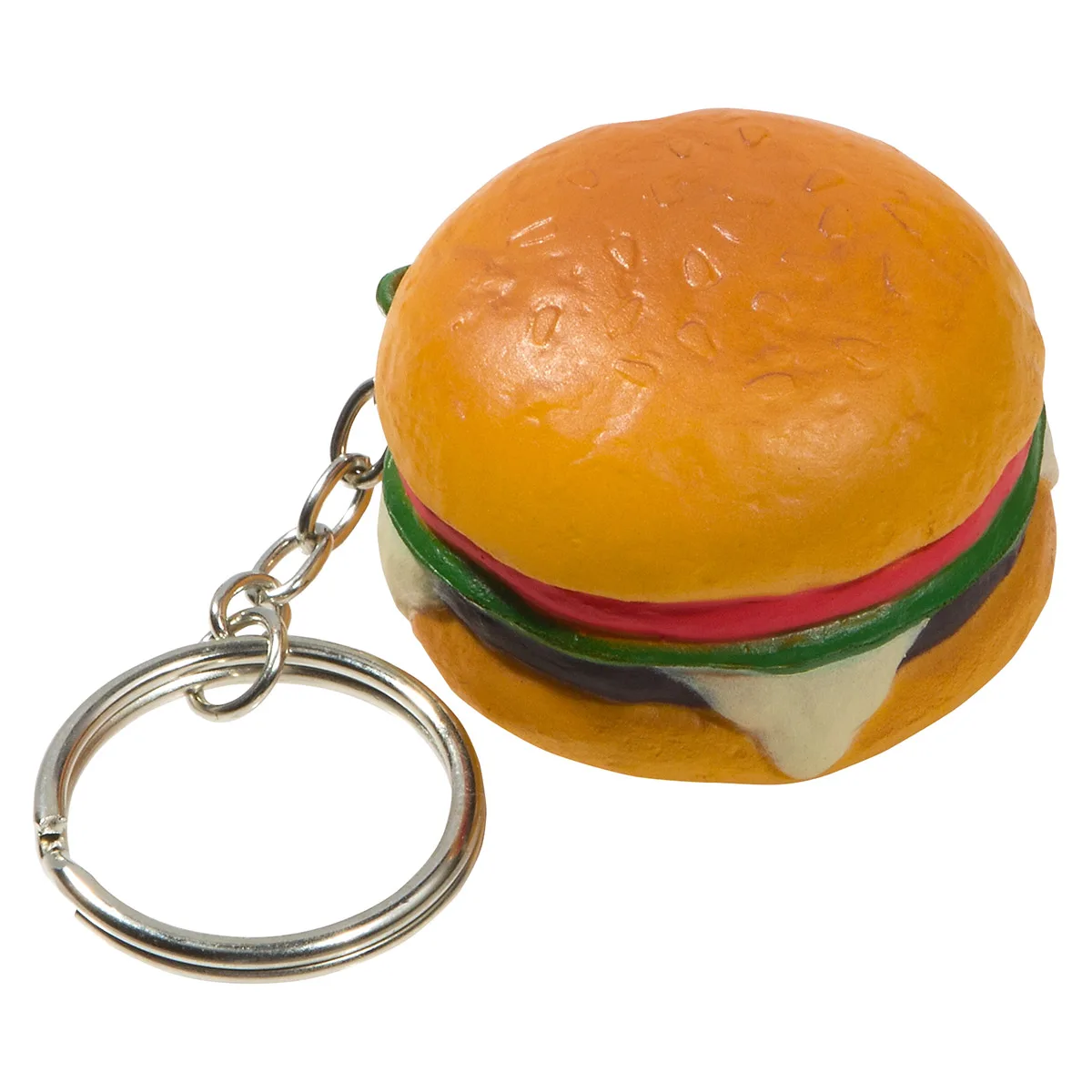 Hamburger Stress Reliever Key Chain view 2