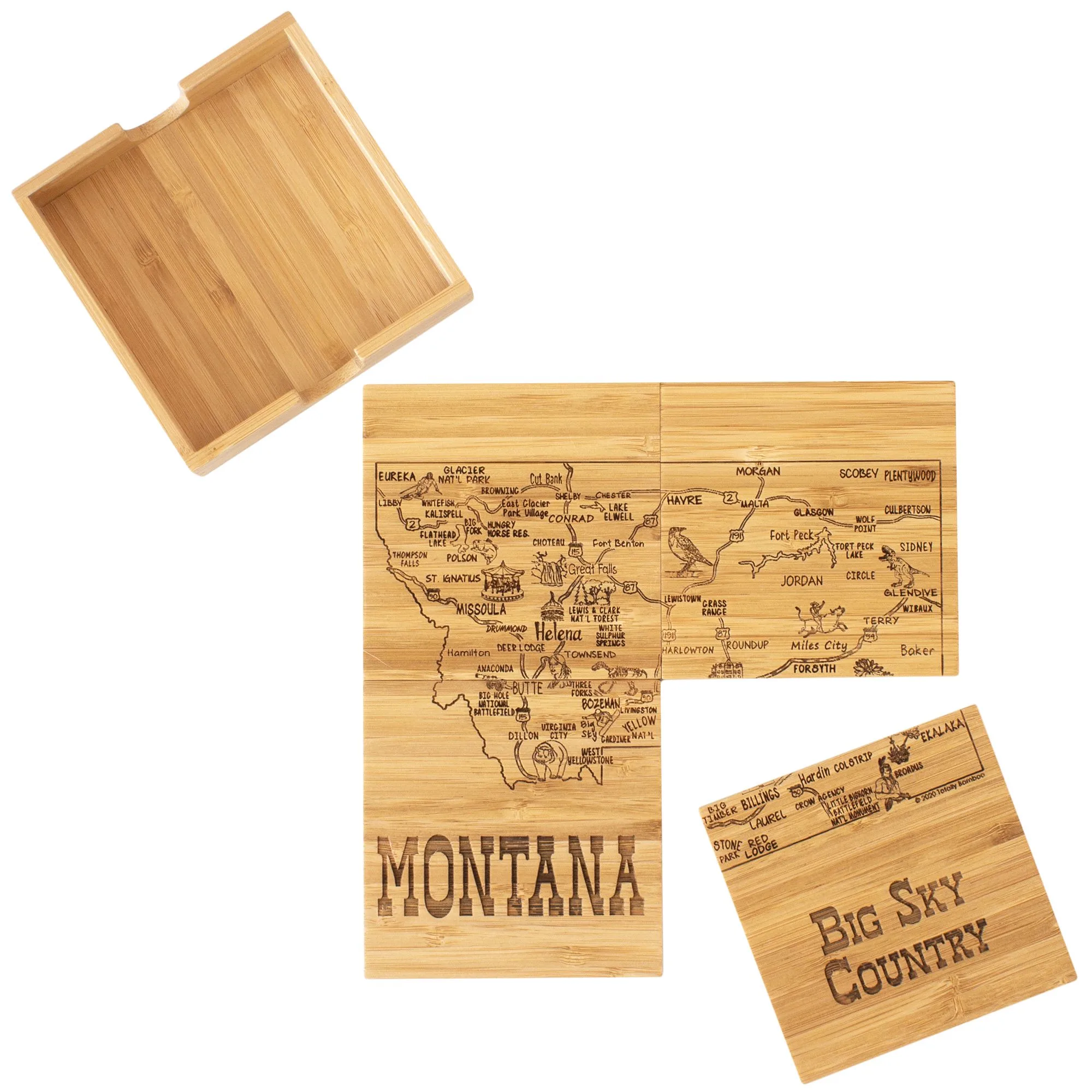 Montana Puzzle Coaster Set view 6