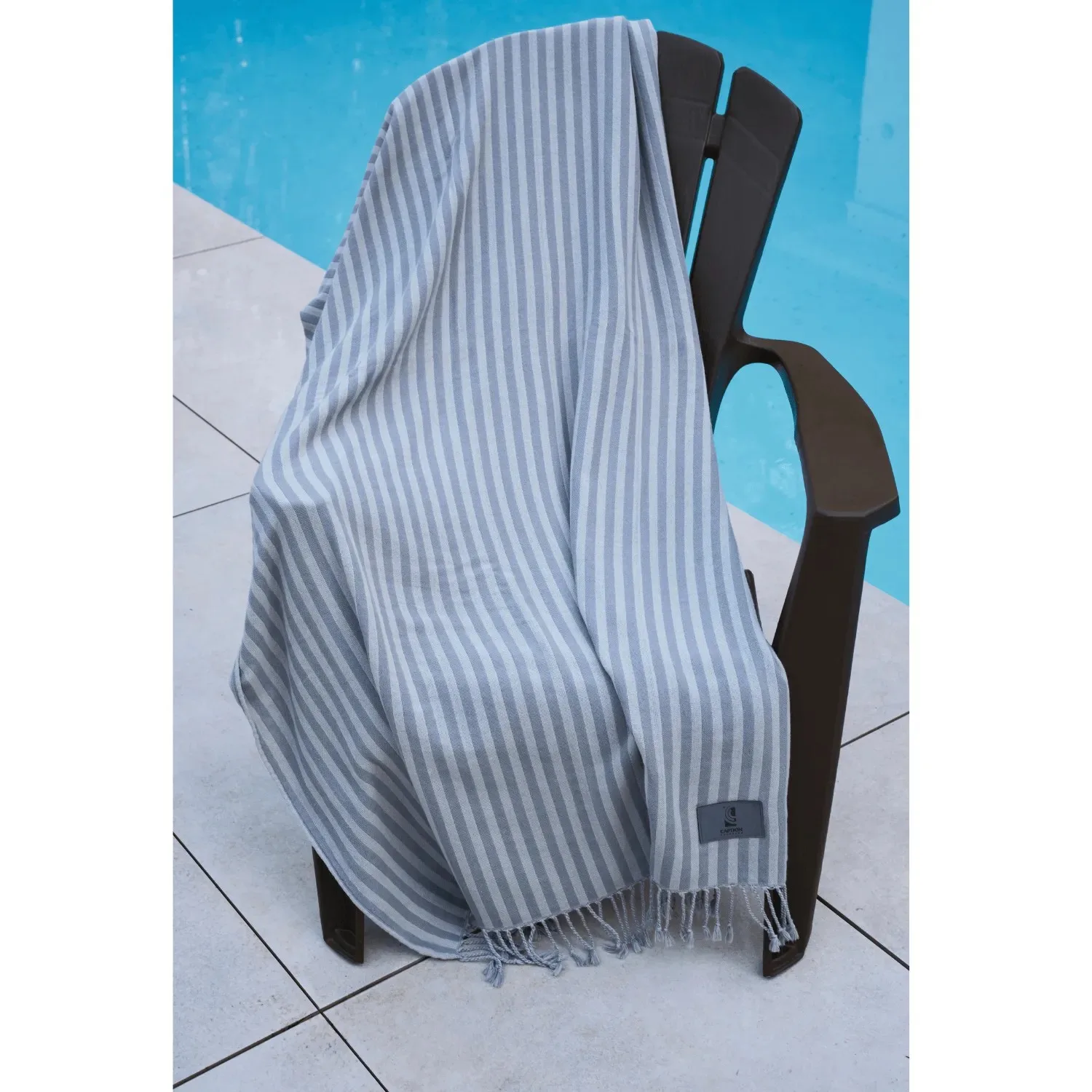 Amalfi Fringed Towel (Embroidery) view 4
