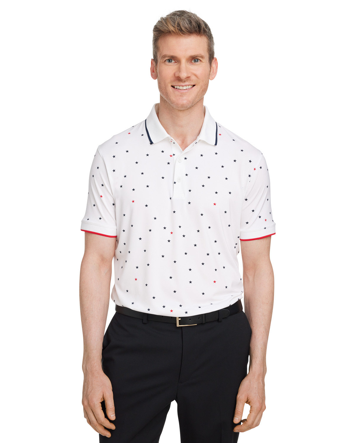 PUMA GOLF Men's Volition Skylight Patriotic Polo