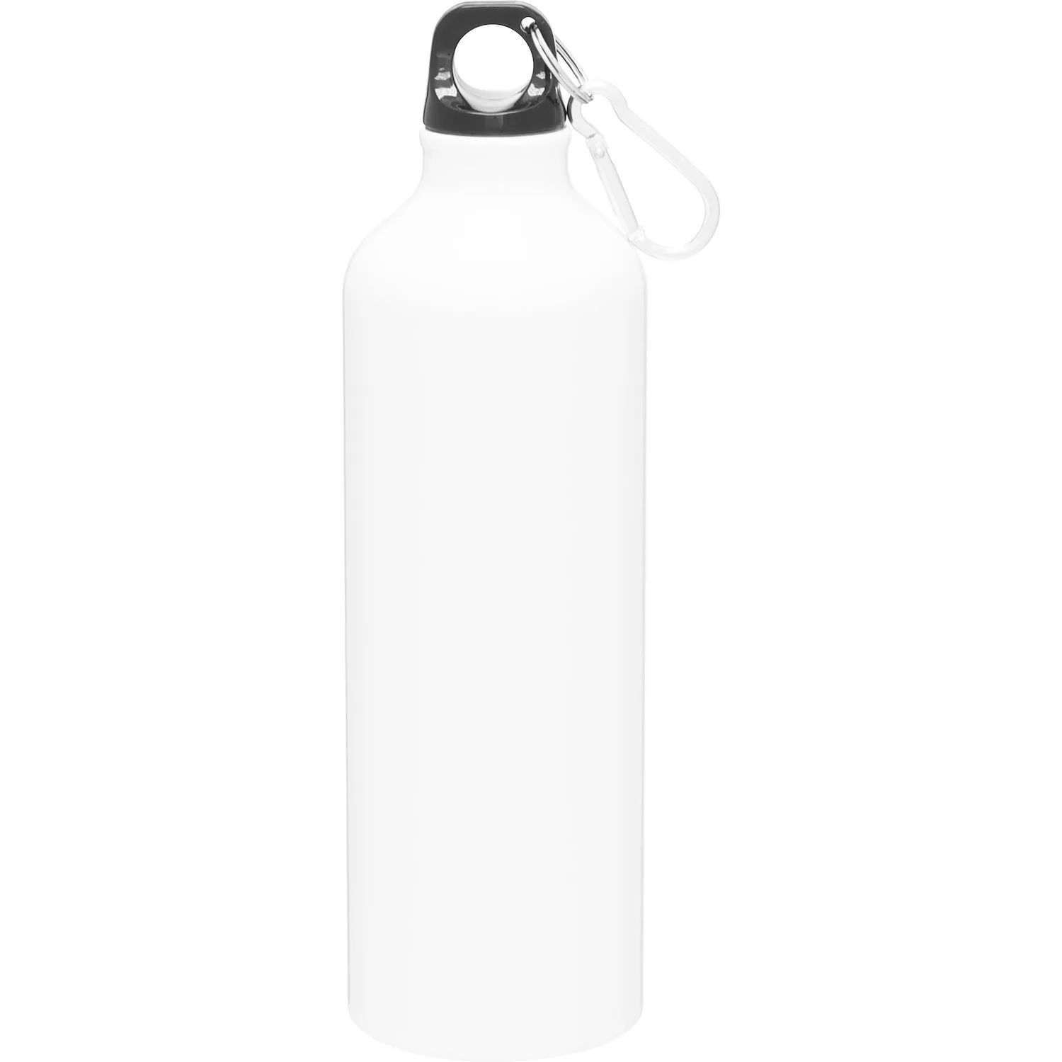24 oz h2go Aluminum Classic Water Bottle (White) view 2