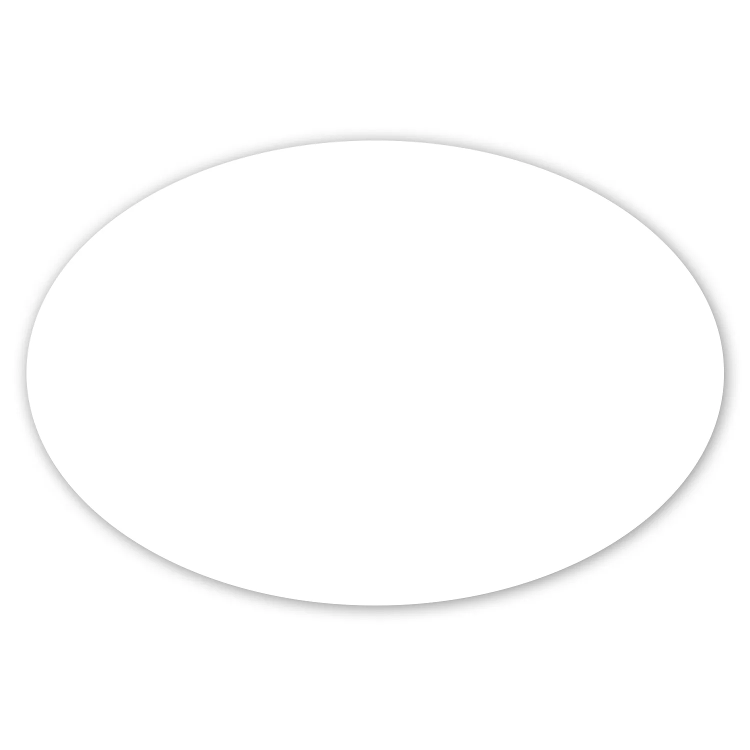 2 X 3" Oval Perm Standard Label view 2