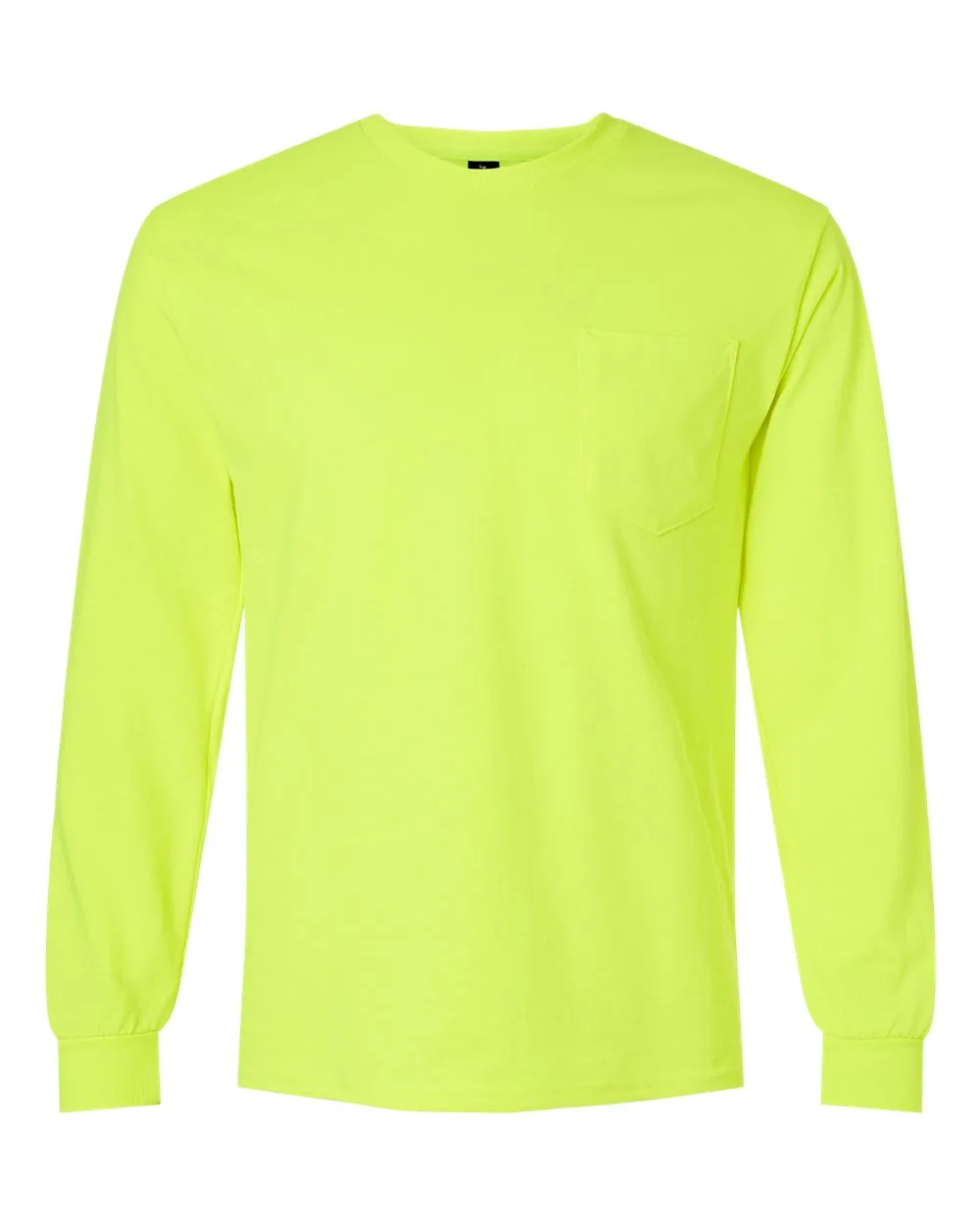Gildan® Unisex Ultra Cotton® Long Sleeve Pocket T-Shirt view 5