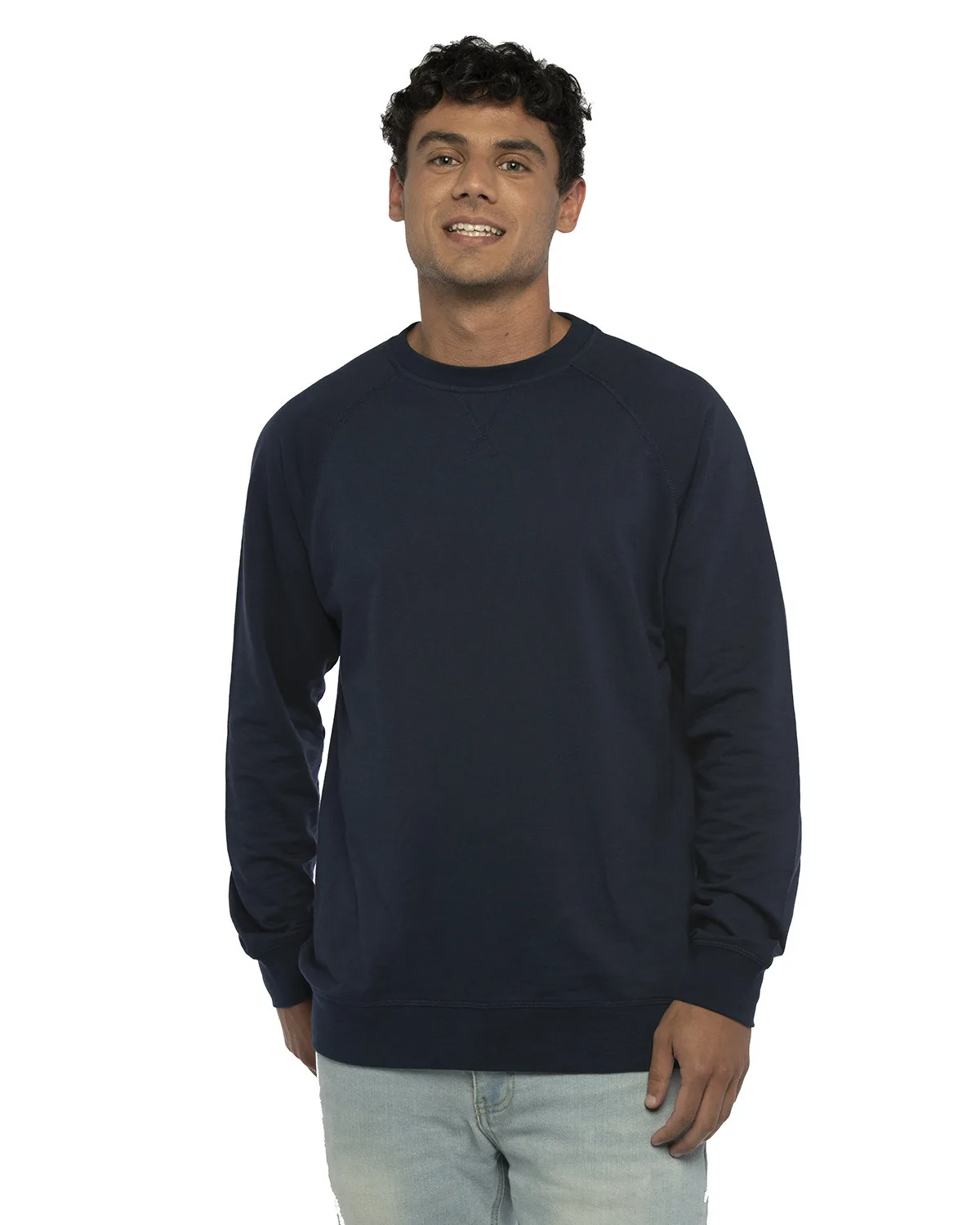 NEXT LEVEL APPAREL Unisex Laguna French Terry Raglan Sweatshirt view 7