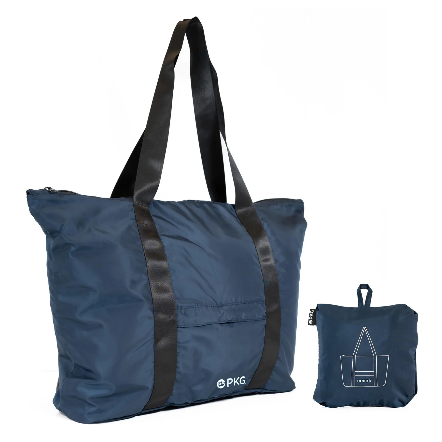 PKG Umiak 33L Recycled Packable Tote Bag - Navy