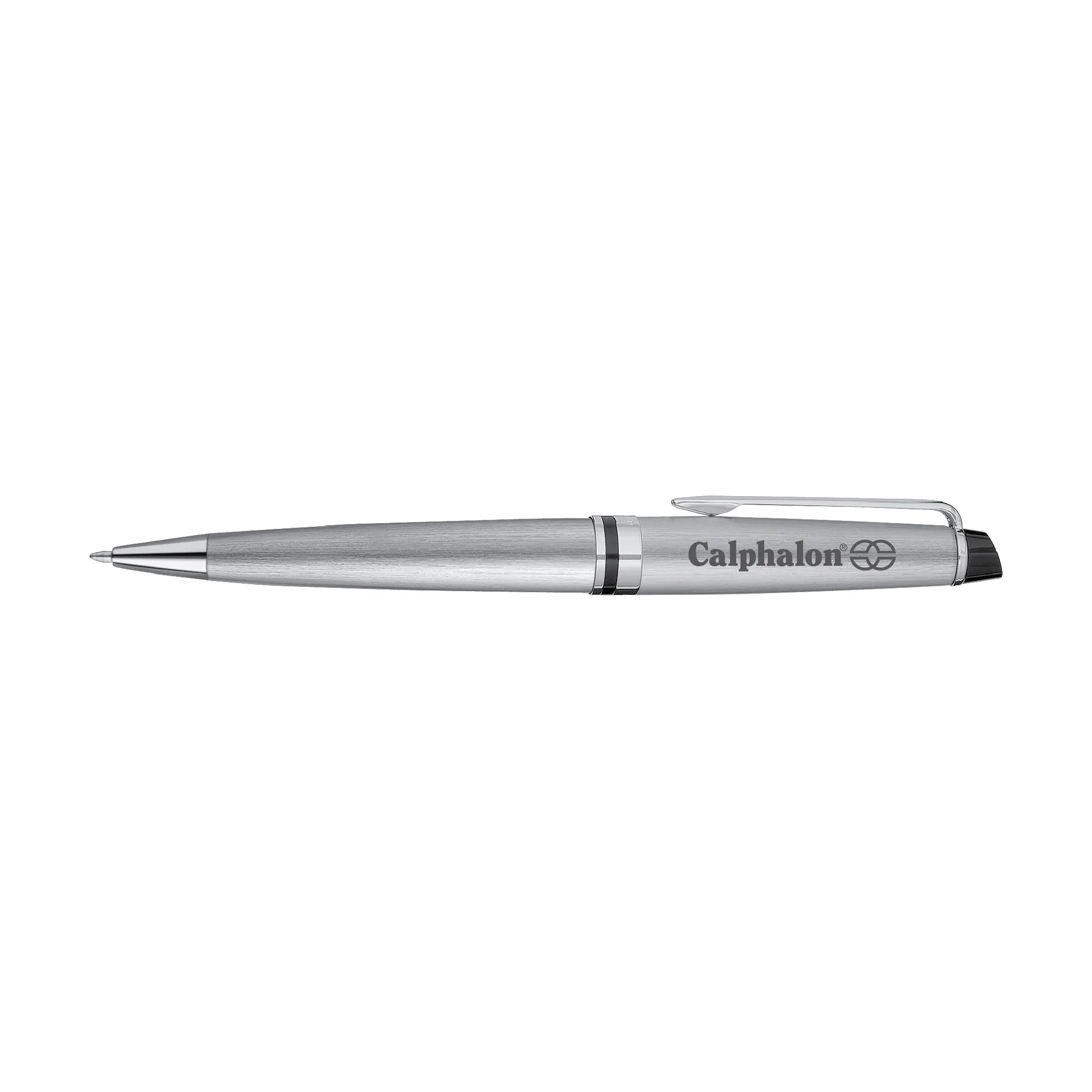 Waterman Expert Ballpoint - Stainless Steel - Silver Trim