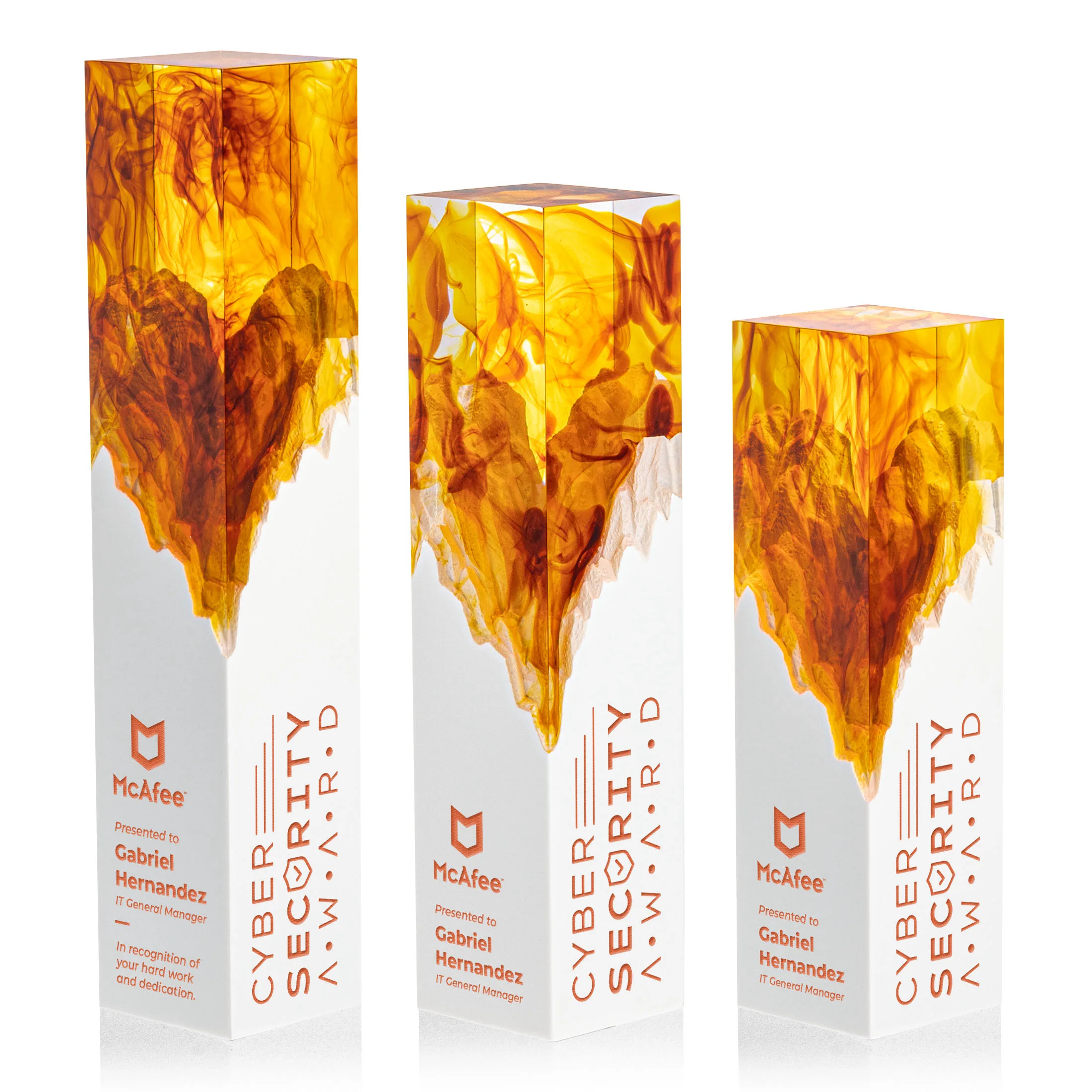 Laser Engraving & 1 Color, Orange
