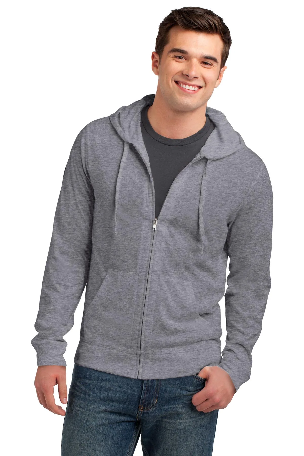 District® Jersey Full-Zip Hoodie.