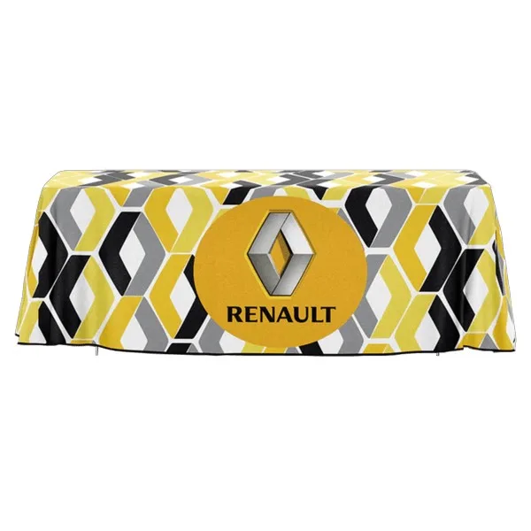 48 Hour Rush 6' Open-Back Full-Color Drape Table Throw