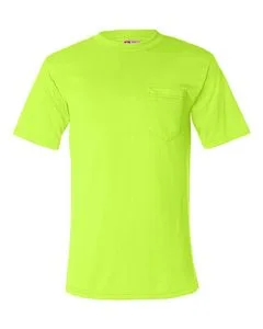 Bayside™ USA-Made 50/50 Short Sleeve T-Shirt w/Pocket view 3