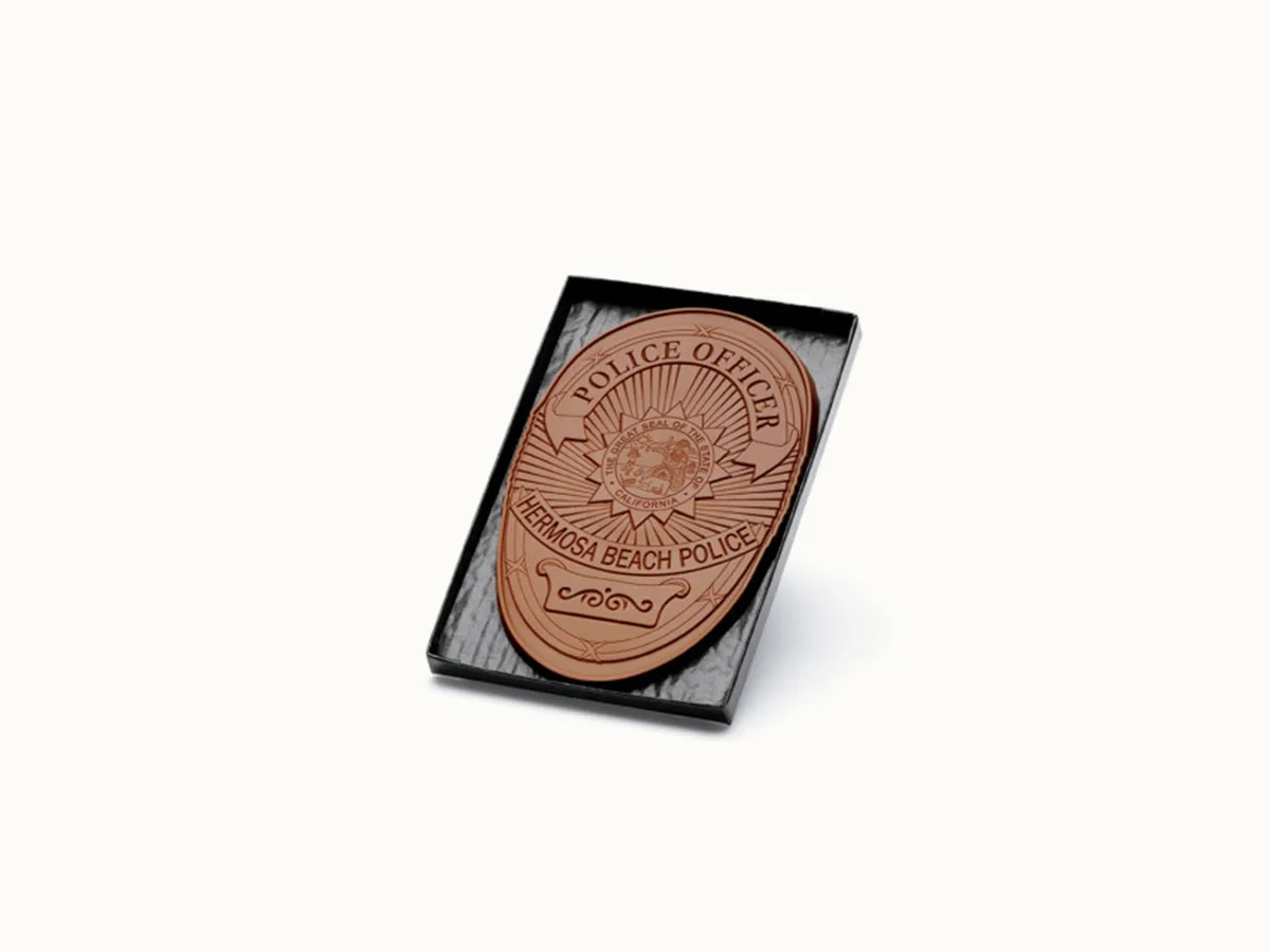 4"x 6" Custom Decorated Chocolate Shape with Classic Custom Packaging view 2
