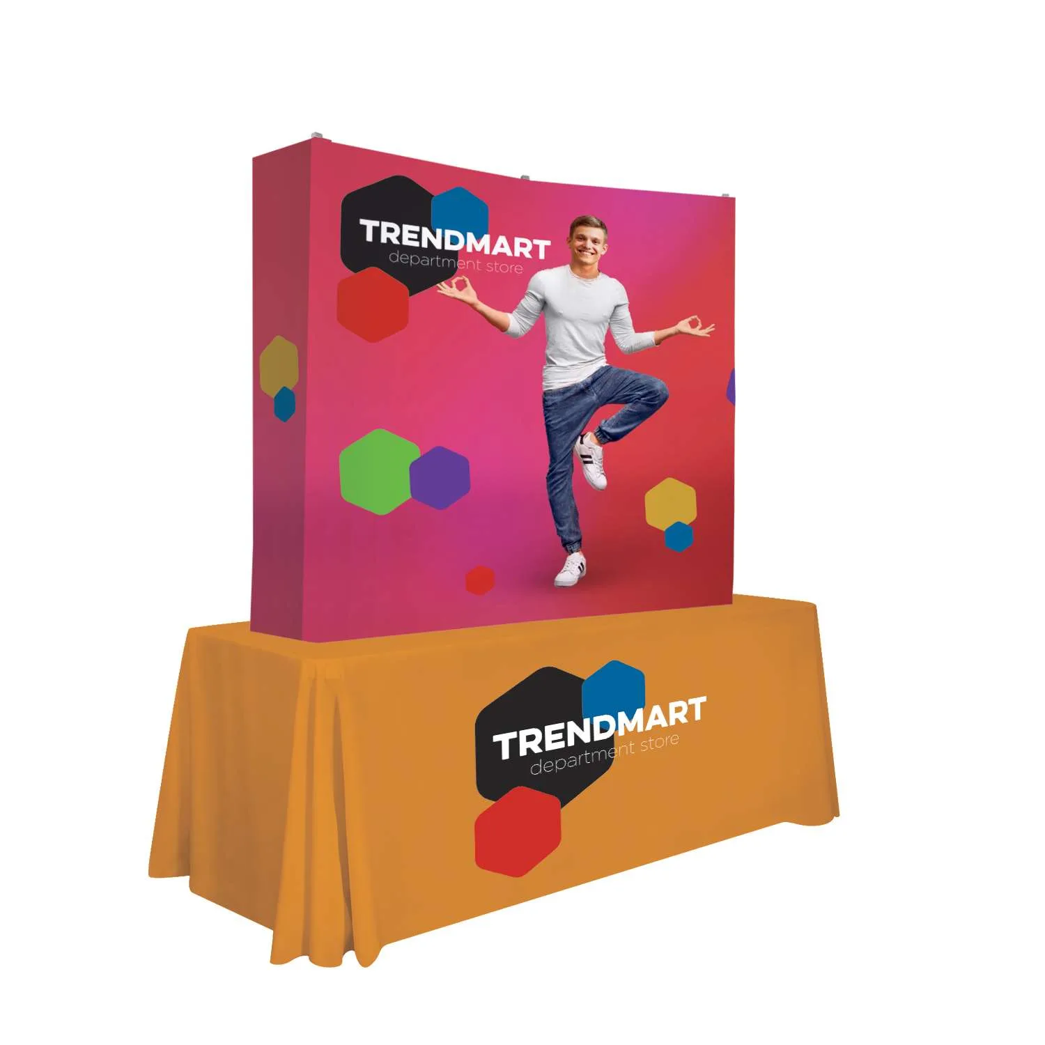 6' Curved Splash Tabletop Wrap Kit (Block-Out)