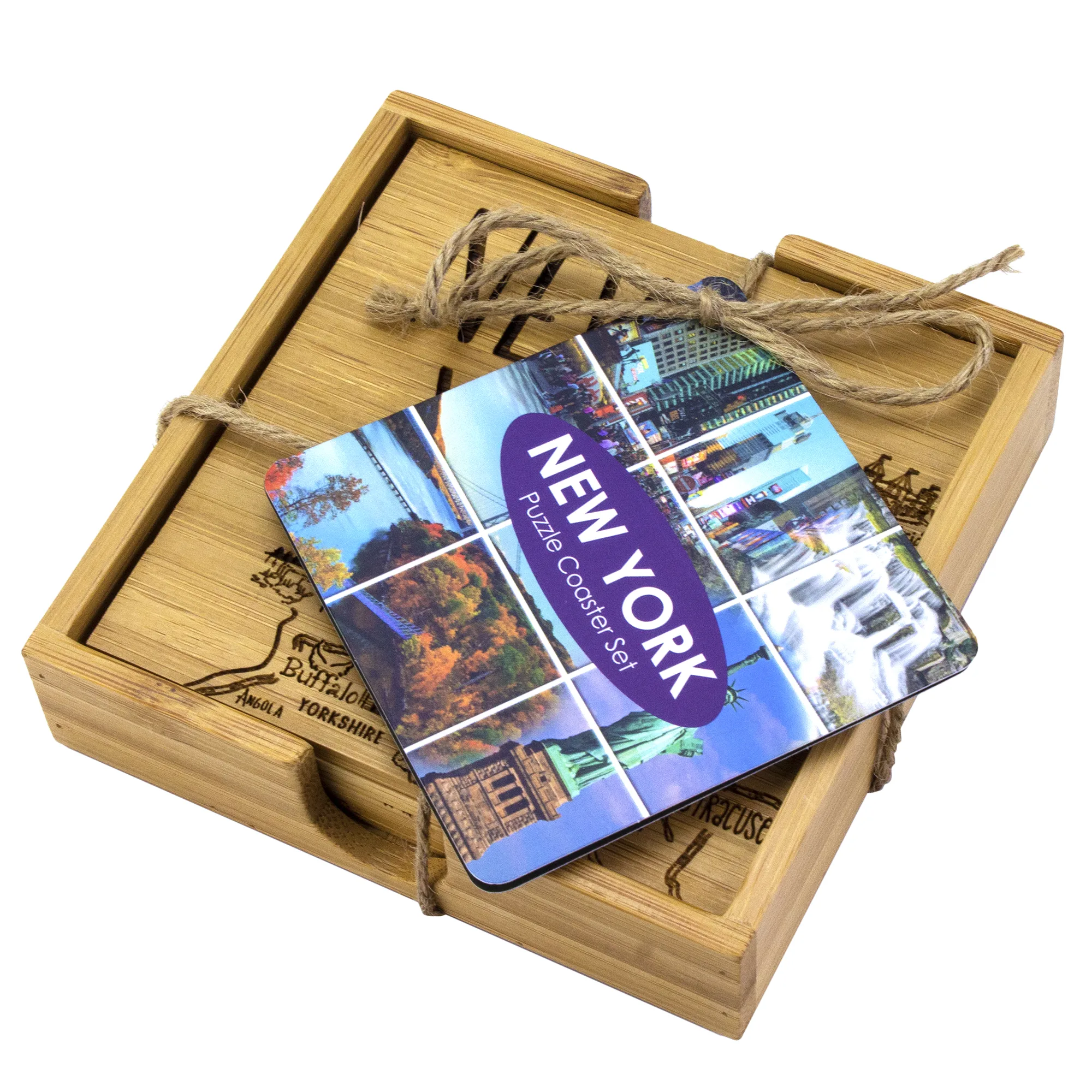 New York Puzzle Coaster Set view 2
