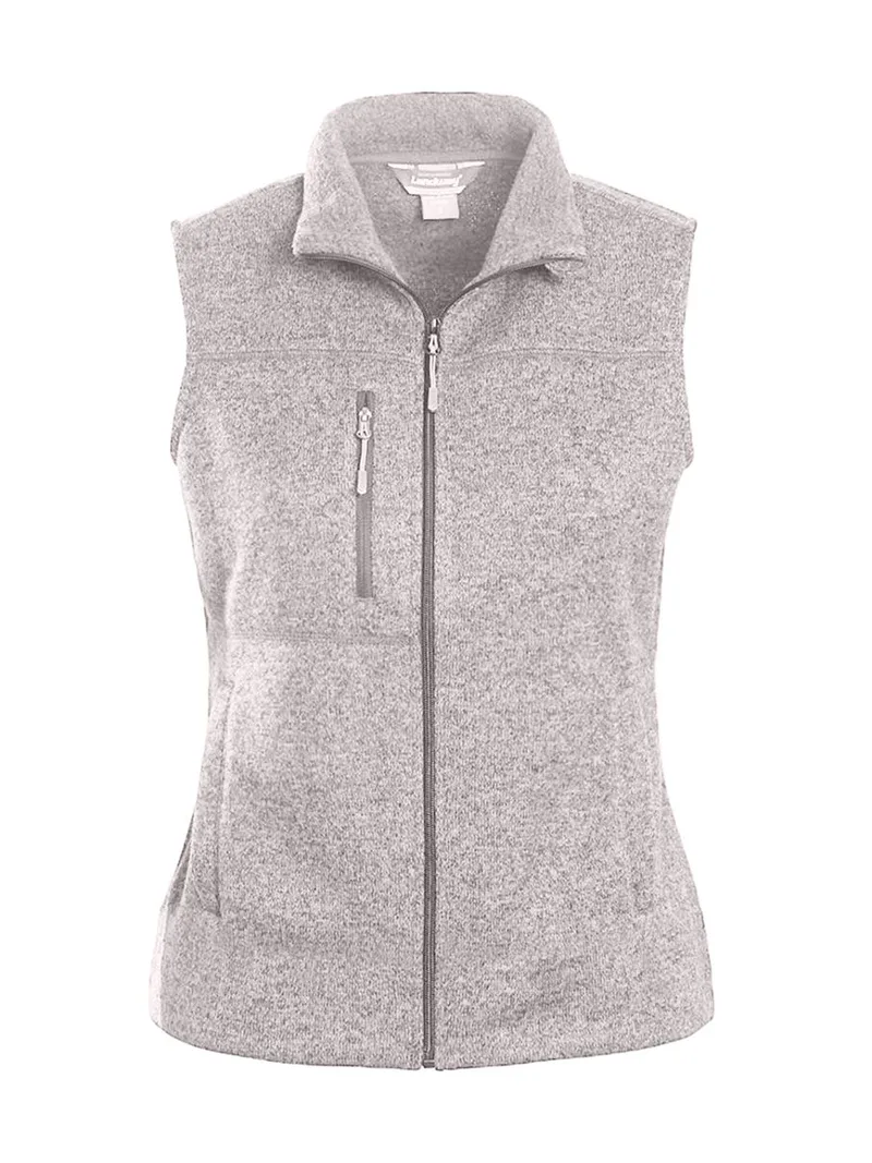 Ladies' Ashton Sweater-Knit Fleece Vest view 2