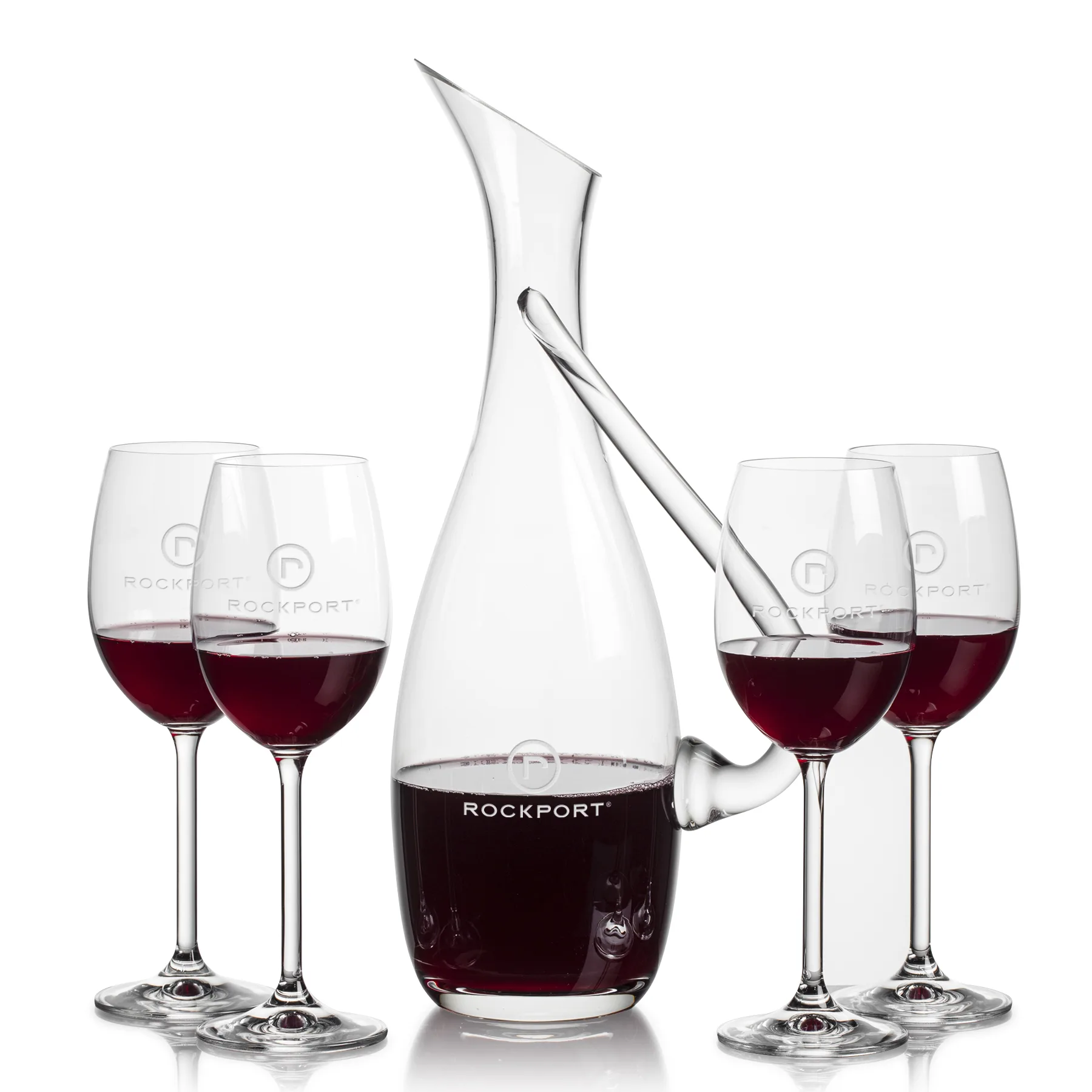 Stemmed Set, Woodbridge Wine Set, Carafe & 4 Wine