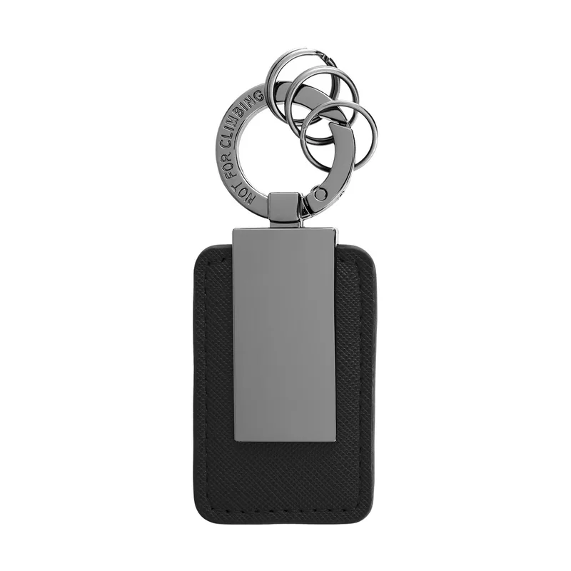 Leatherette Carabiner Clip Key Tag view 3