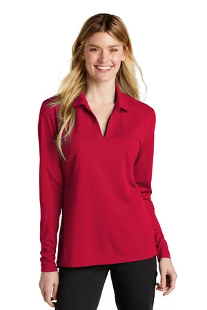 Nike Women's Dri-FIT Micro Pique 2.0 Long Sleeve Polo view 6