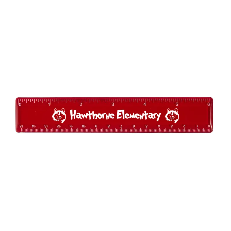 6" Plastic Ruler view 3