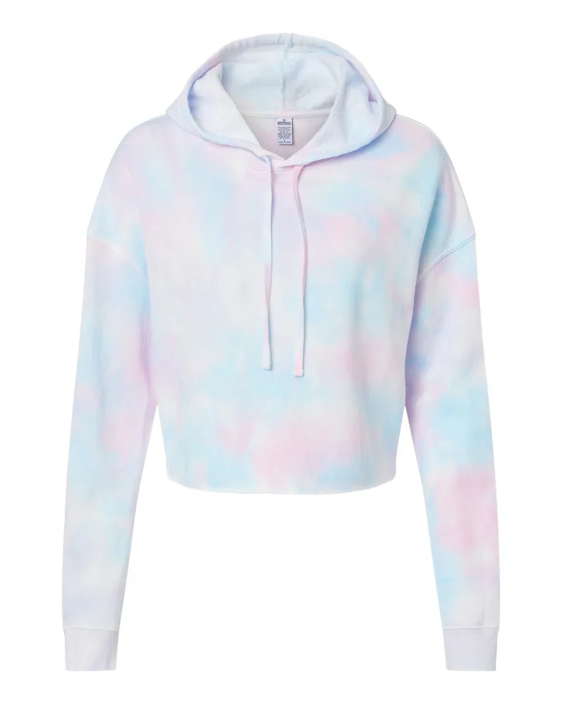 Independent Trading Co.® Women's Lightweight Cropped Hooded Sweatshirt view 4