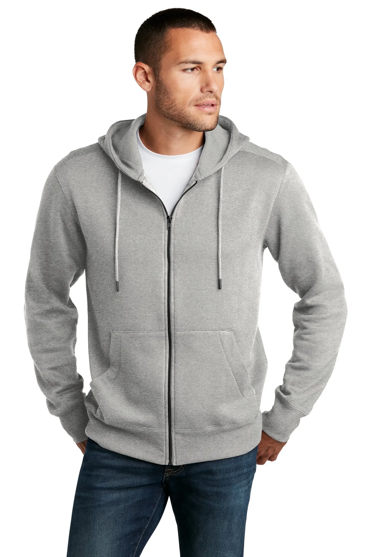 District ® Perfect Weight ® Fleece Full-Zip Hoodie view 2
