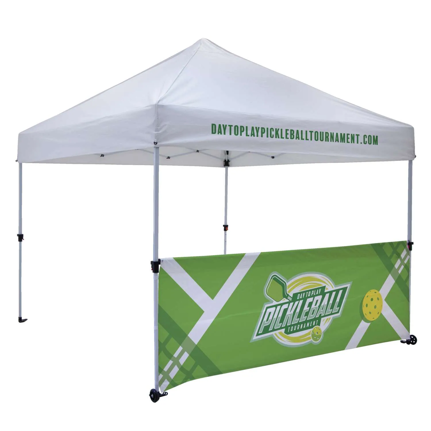 10' Omni Tent Half Wall Kit (UV-Printed, Single-Sided)