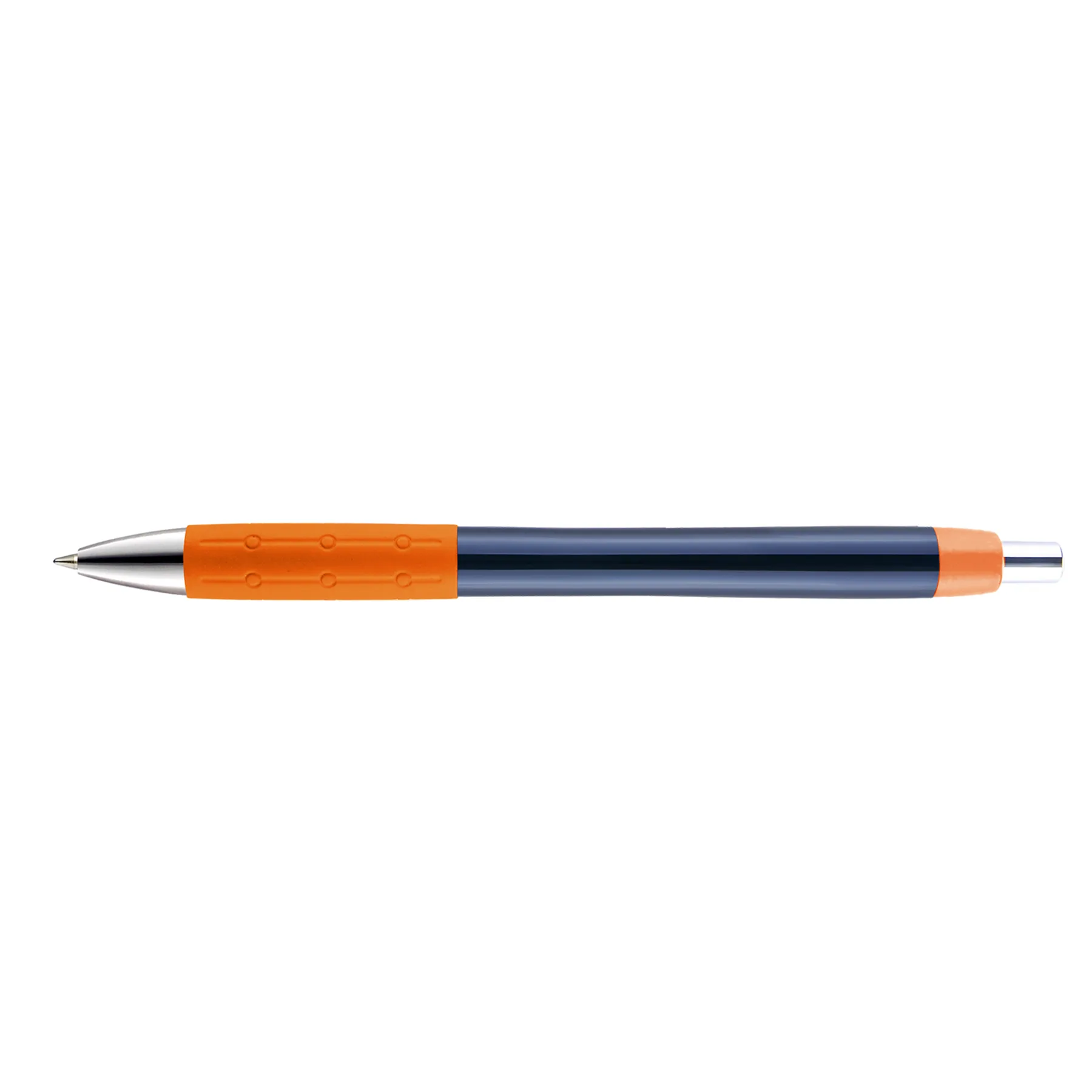 Orange/Black/Silver Blank Back View