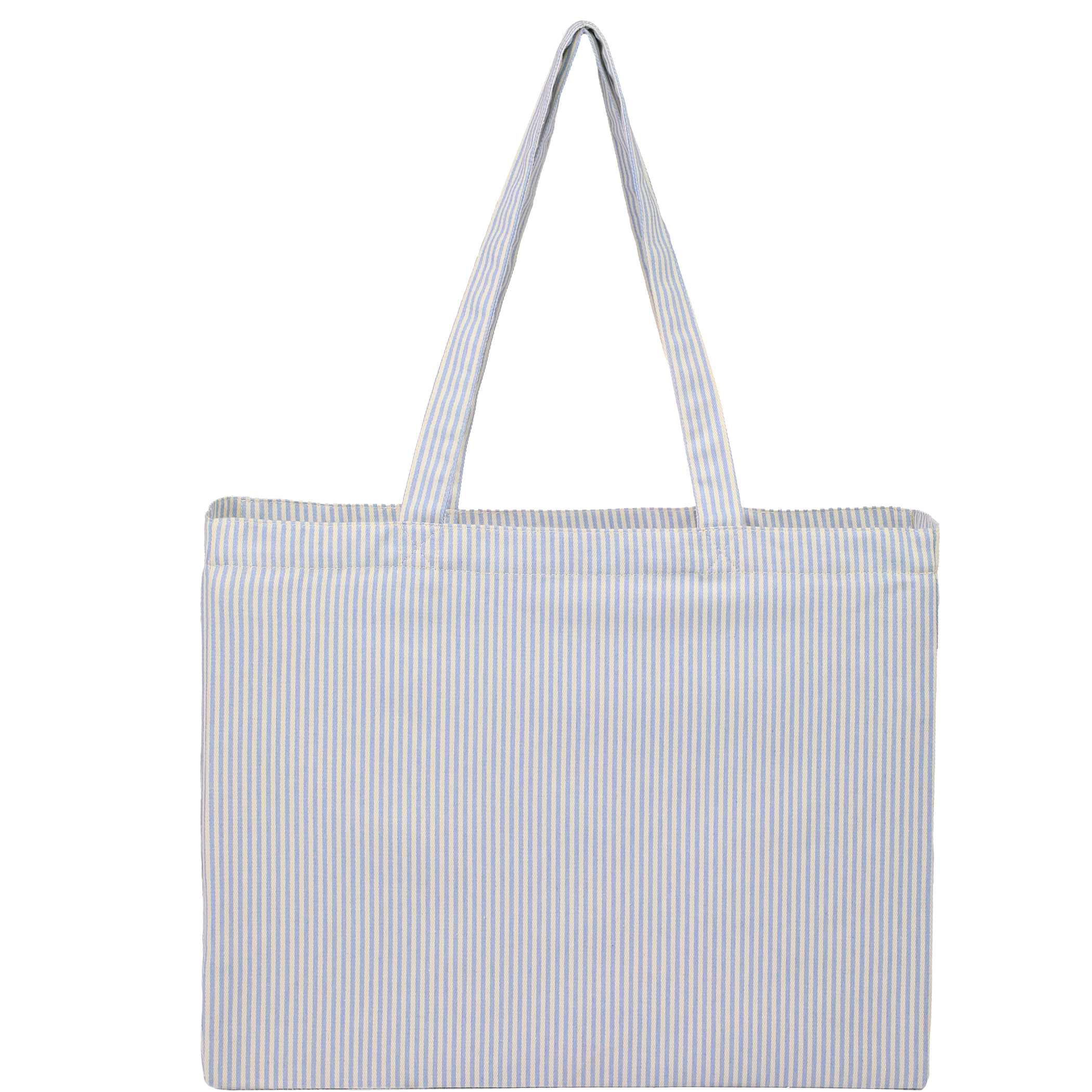 Striped Pacific Recycled Cotton Shopper Tote view 2