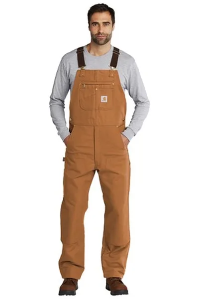 Carhartt® Duck Unlined Bib Overalls.