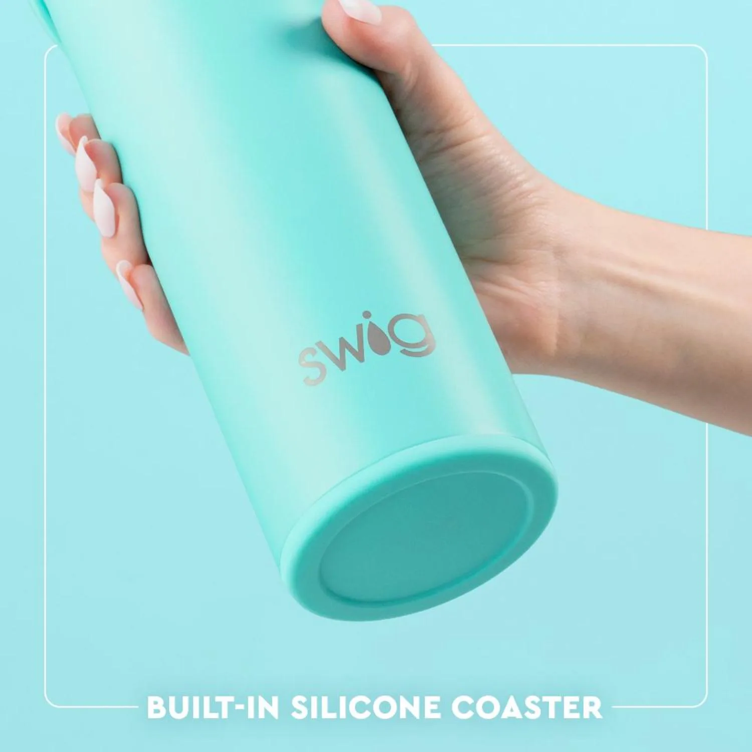 22 oz SWIG® Stainless Steel Insulated Leakproof EZ Fill Water Bottle view 6