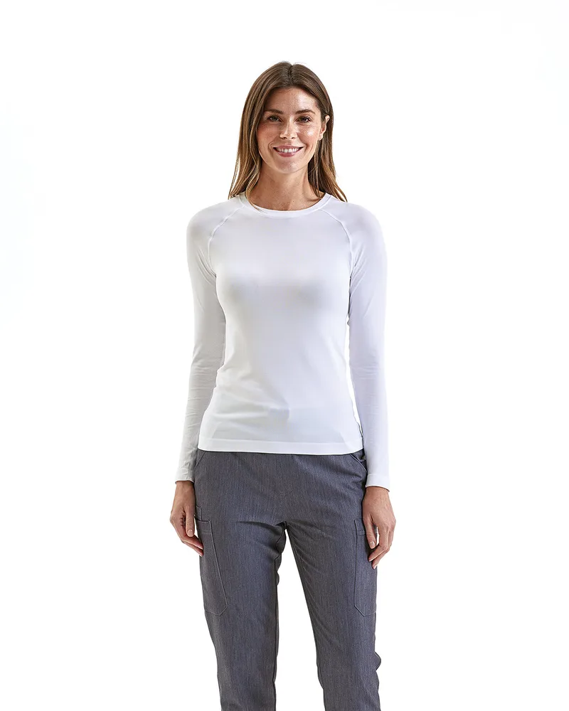 ONNA BY PREMIER Women's Unstoppable Long Sleeve Fresh Underscrub Base Layer T-Shirt view 4