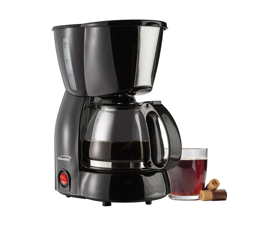 Black 4 Cup Coffee Maker