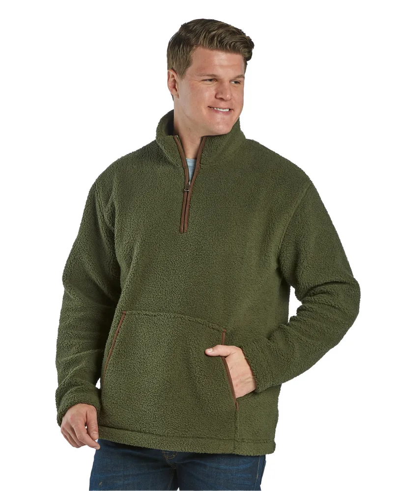 BOXERCRAFT Men's Everest Pile Fleece Half-Zip Pullover view 7